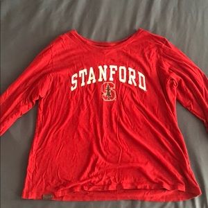 Red Stanford Long Sleeve Shirt